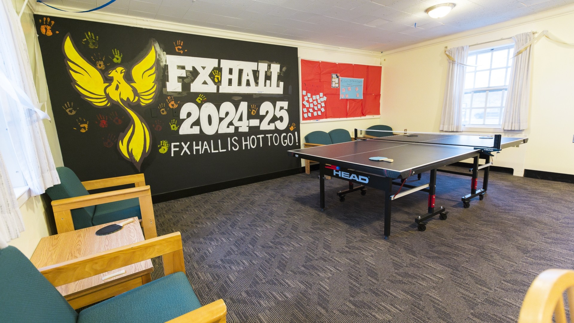 Common area in FX Hall