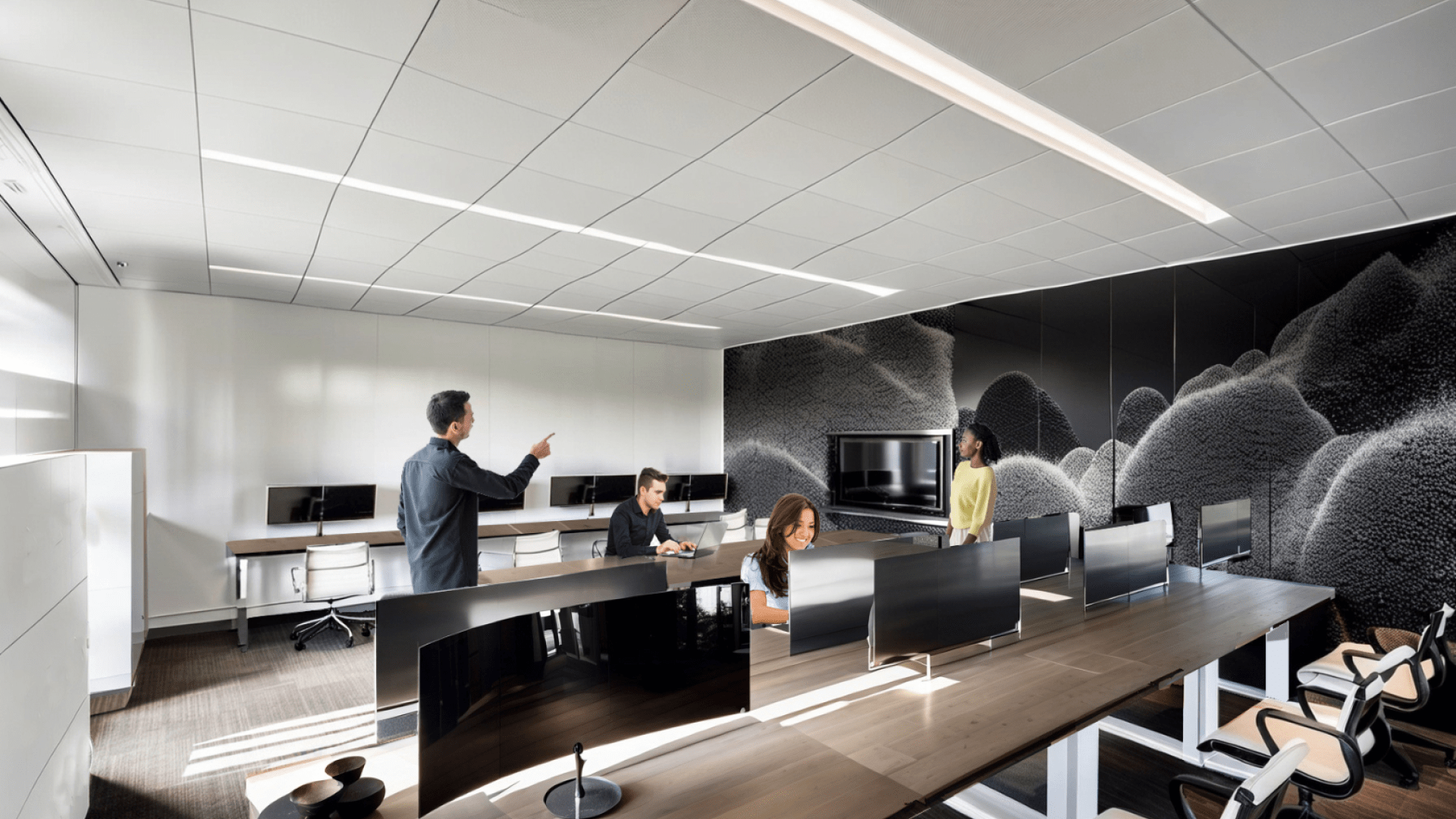 Rendering of Computation Lab in Victor Phillip Dahdaleh Hall