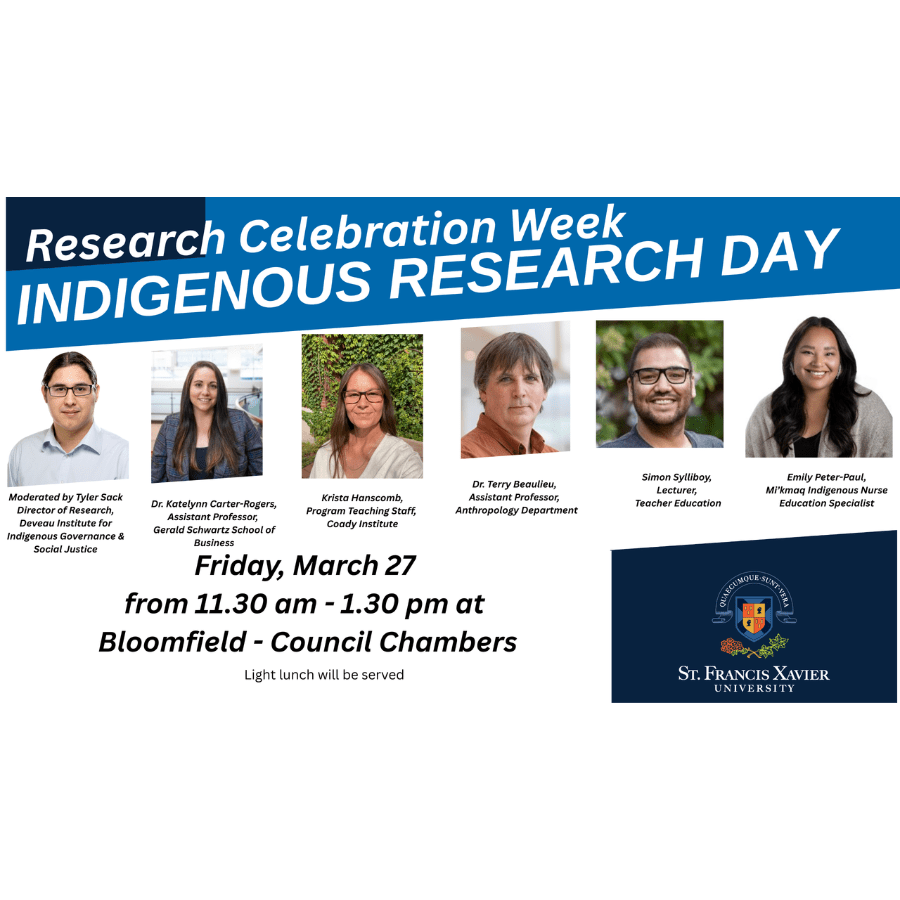 Indigenous Research Day 2026 poster