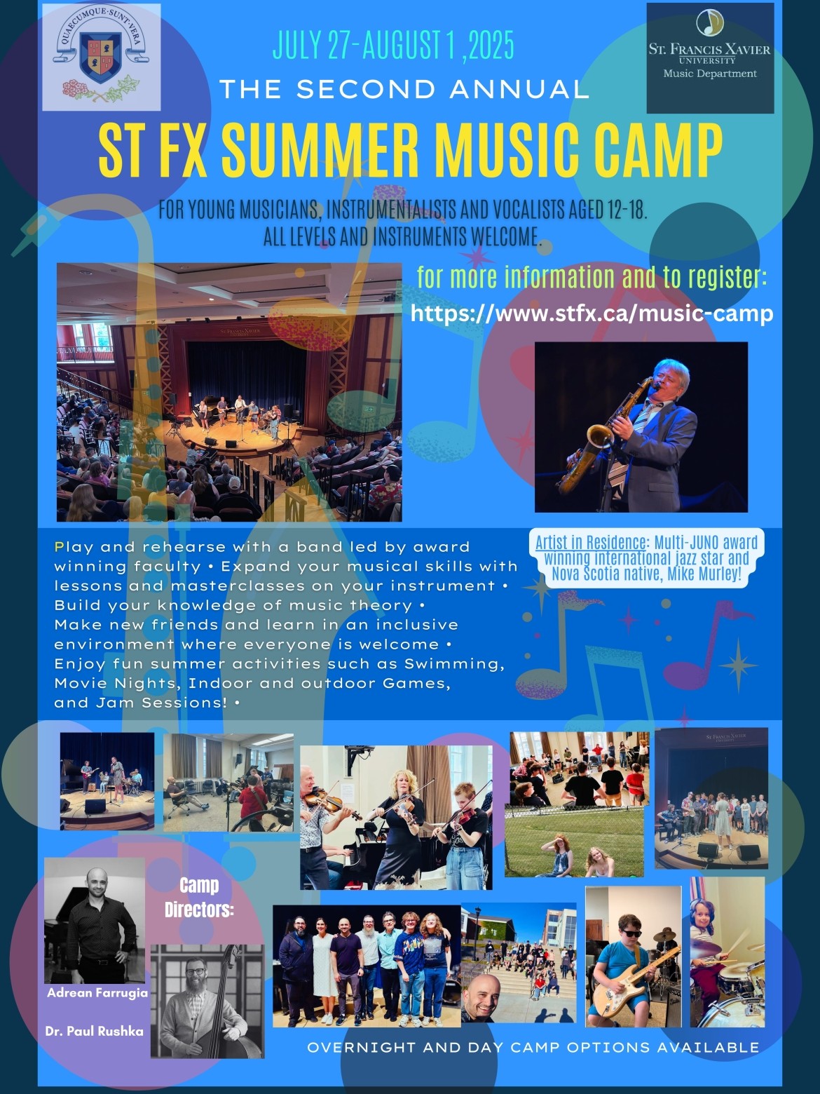2025 StFX Summer Music Camp