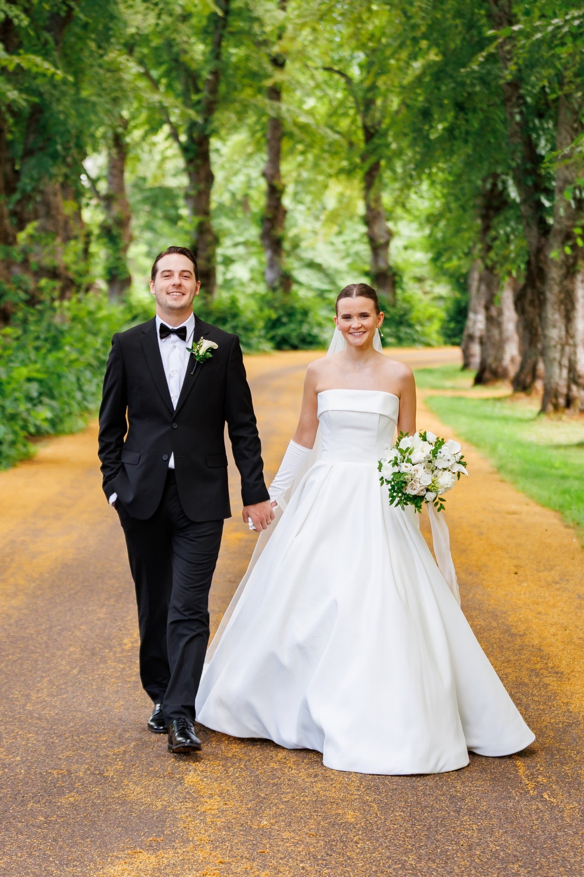 Luke MacLaren ‘18 and Morgan Fitzgerald on their wedding day in Charlottetown, Prince Edward Island.