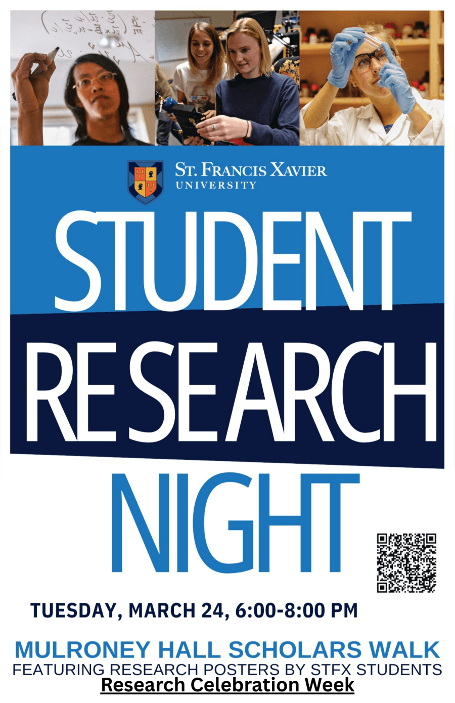 Student Research Night poster 2026
