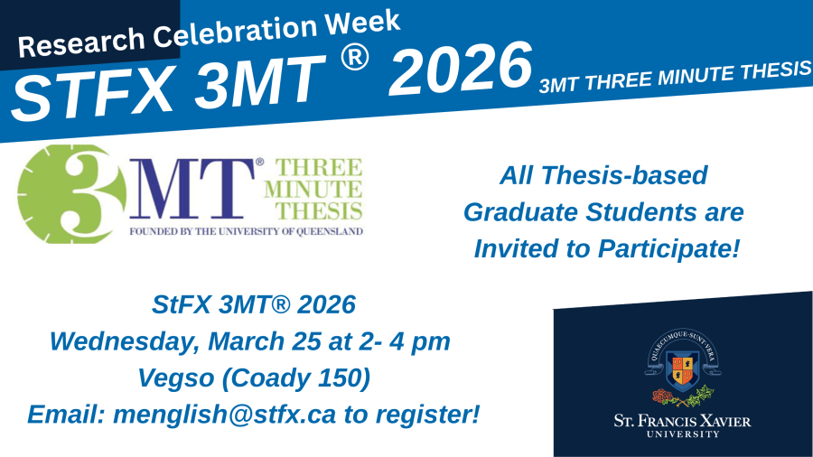 3 Minute Thesis competition