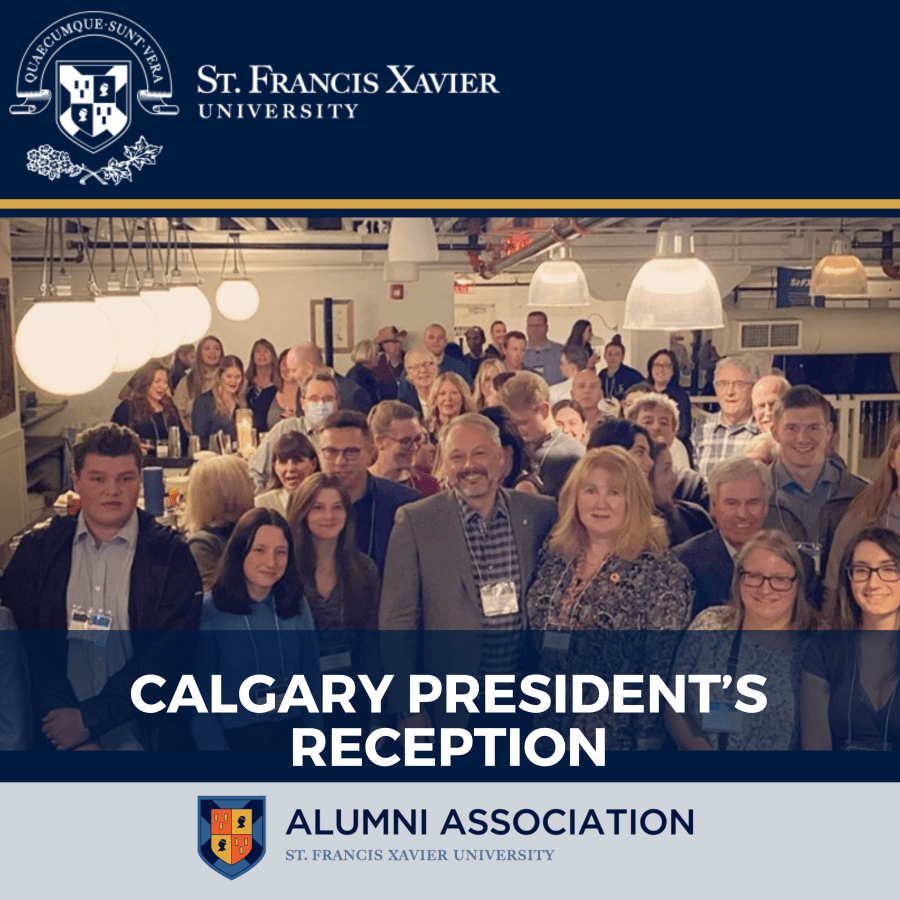 Poster for Alumni President's Reception - Calgary