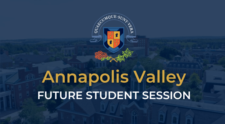Annapolis Valley Future Student Info Session graphic