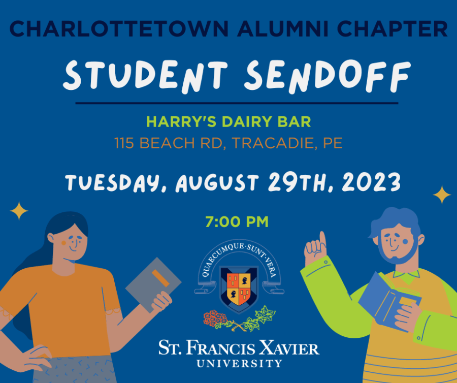 Poster for Alumni Charlottetown Student Sendoff