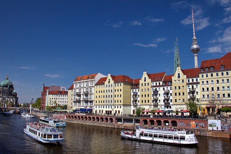People enjoying cruise rides in Berlin