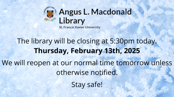 Closure notice