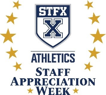 Graphic for StFX Athletics Staff Appreciation Week