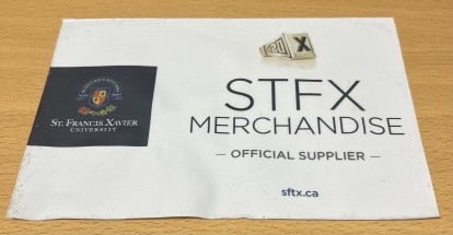 StFX's store decal