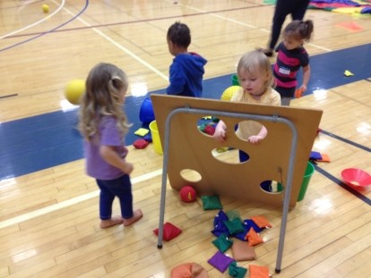 Group of kids playing around