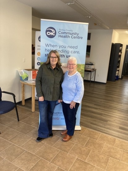 Mary MacLellan and Lynn Langille