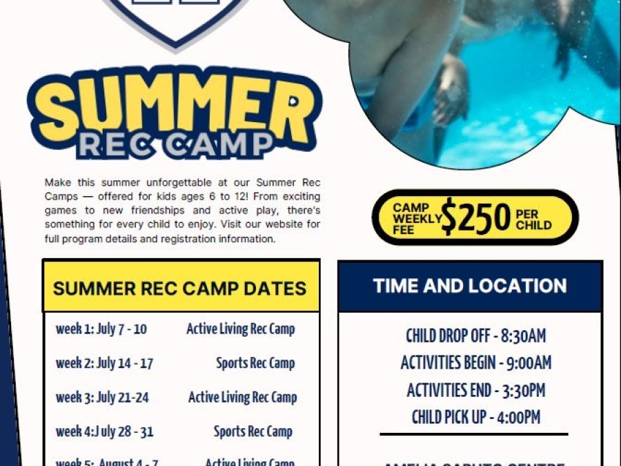 StFX Summer Rec Camps Poster