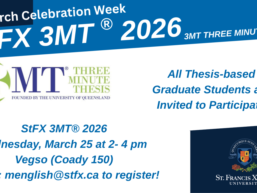 3 Minute Thesis competition