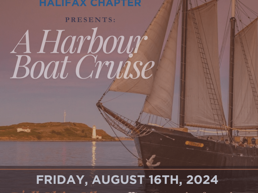 Promotional graphic for Halifax Harbour Boat Cruise event