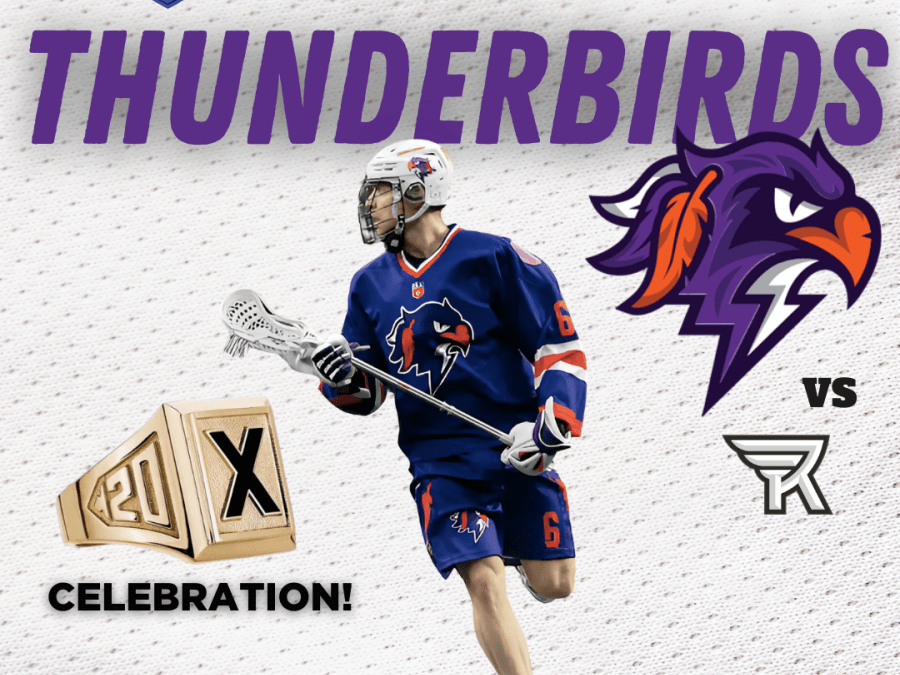 Promotional graphic for Halifax Thunderbirds Game