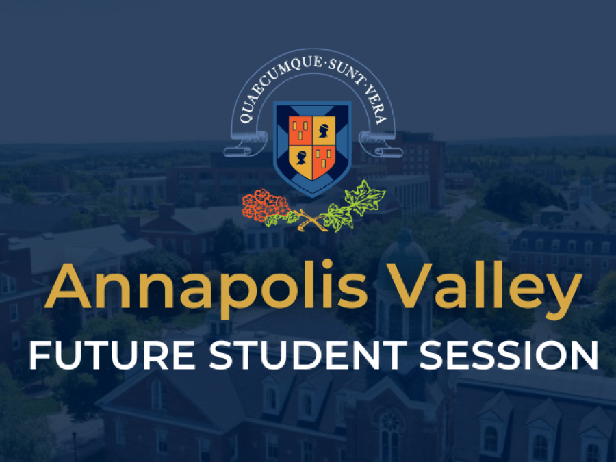 Annapolis Valley Future Student Info Session graphic