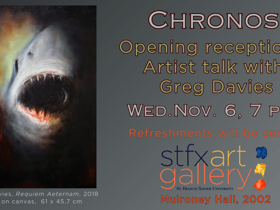 Greg Davies Artist talk November 6 banner