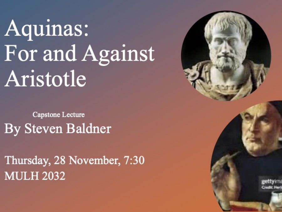 Capstone Lecture on Aquinas
