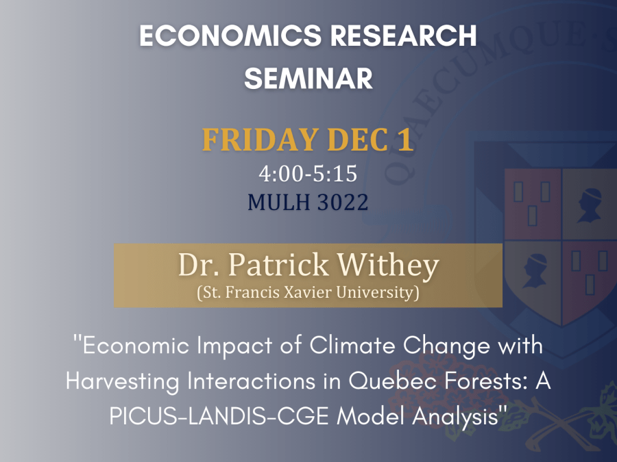 Economics Research seminar