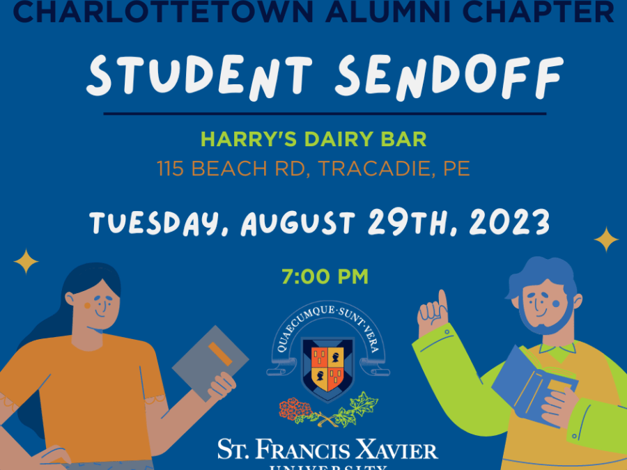 Poster for Alumni Charlottetown Student Sendoff