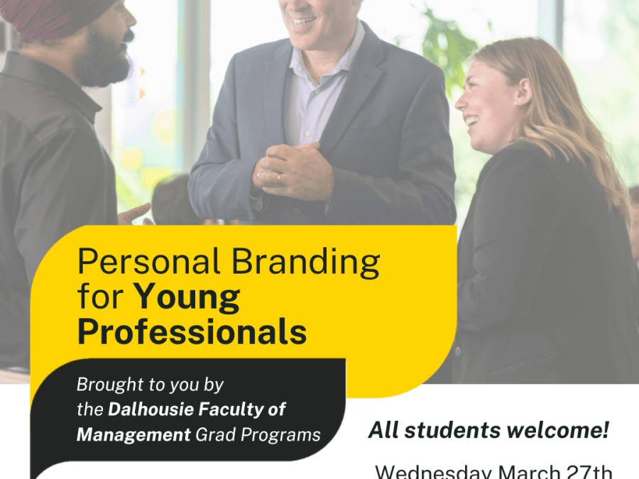 three people talking in a group about personal branding
