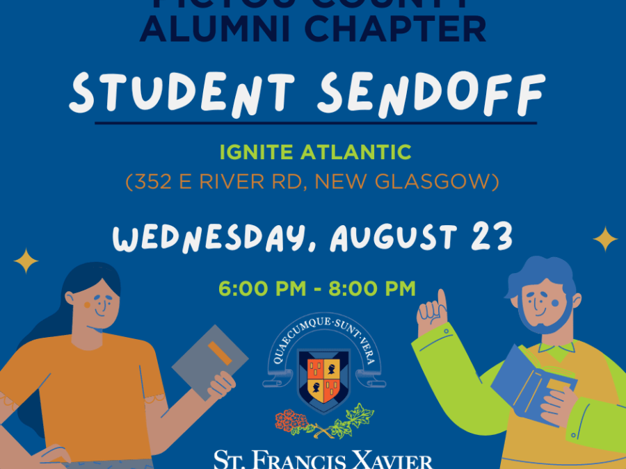 Poster for Alumni Pictou County Student Sendoff