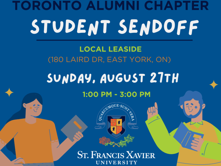 Poster for Alumni Toronto Student Sendoff