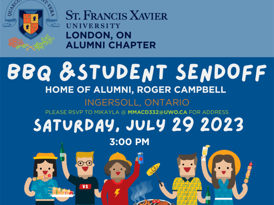 Poster for London Alumni Student Sendoff