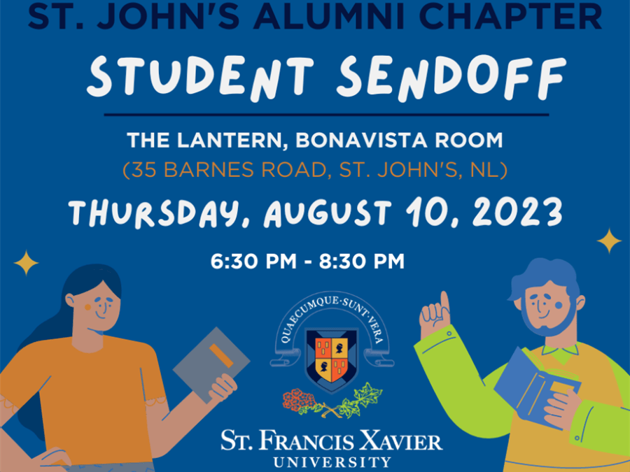 Poster for St. John's Alumni Student Sendoff
