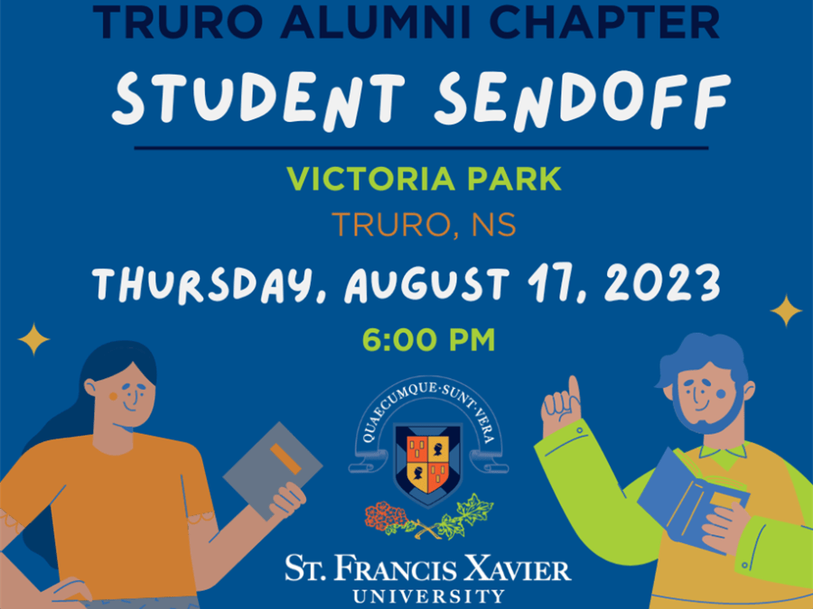 Poster for Truro Alumni Student Sendoff