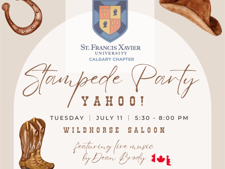 Poster for an event - Stampede Party